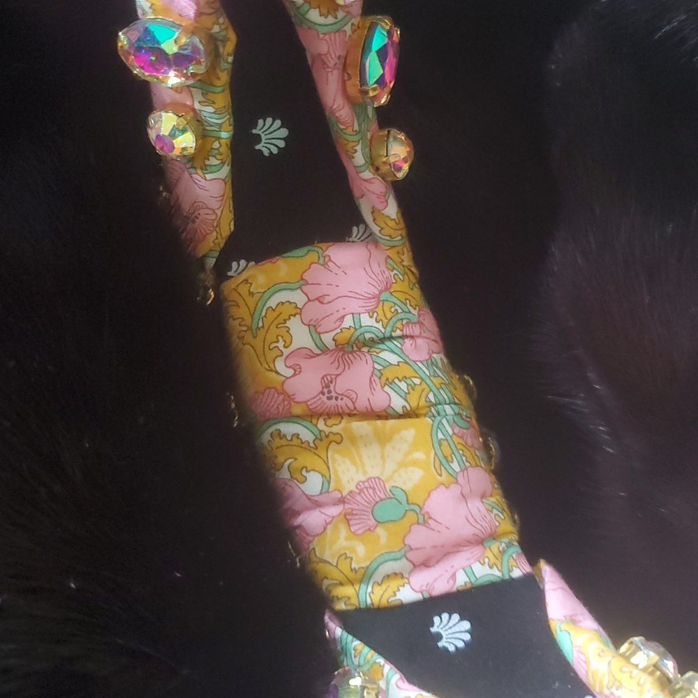 LELE SADOUGHI X LIBERTY  OF LONDON CLEMENTINA EMBELISHED COTTON HEADBAND - Picture 13 of 15